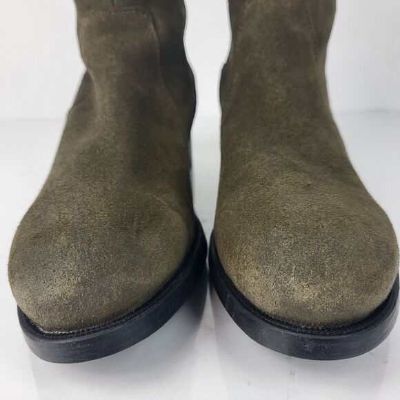 Over the knee waterproof Suede stretch Boots - Picture 8 of 16